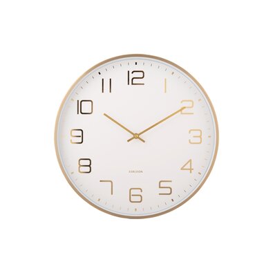 Karlsson 5973WH ceas de perete design alb,diametru 40 cm