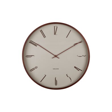 Karlsson 6014WG design falióra bézs, átmérő: 40 cm