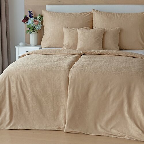 Matějovský Sofie Hazel Brown bambusz damaszt ágyneműhuzat, 140 x 220 cm, 70 x 90 cm