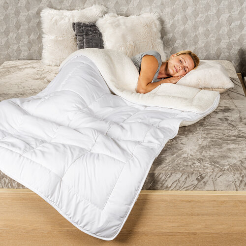 4Home Bettdecke Lammfelloptik Exclusive, 200 x 220 cm