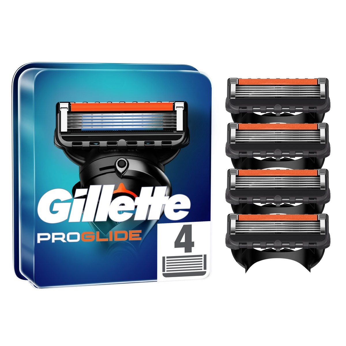 Levně Gillette Náhradní hlavice Fusion5 ProGlide, 4 ks