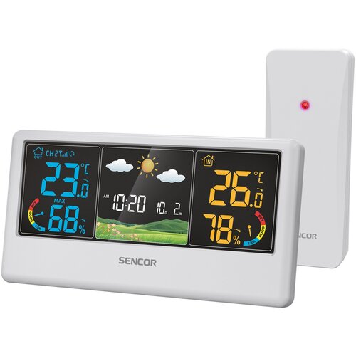 Sencor SWS 4100 W stacja pogodowa, biała