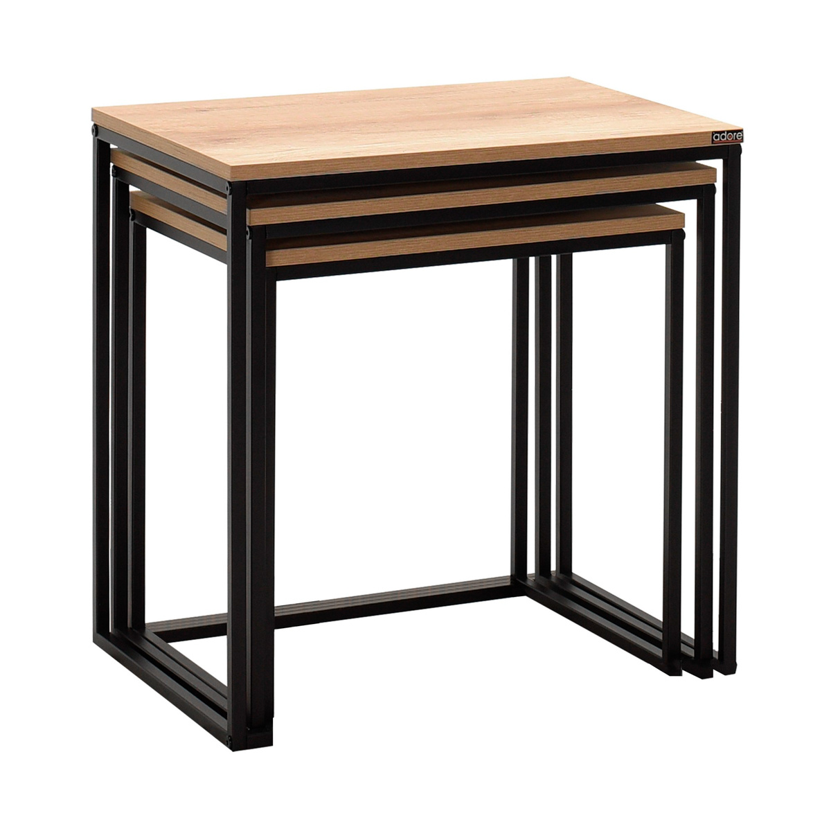 Odkládací stolek SHP 933 Black, 3 ks - thumb (1)