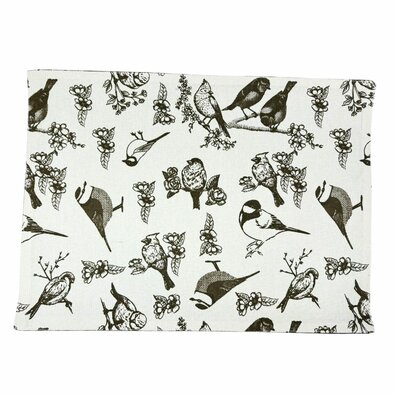 Home Elements Platzdeckchen Vögel, 33 x 45 cm