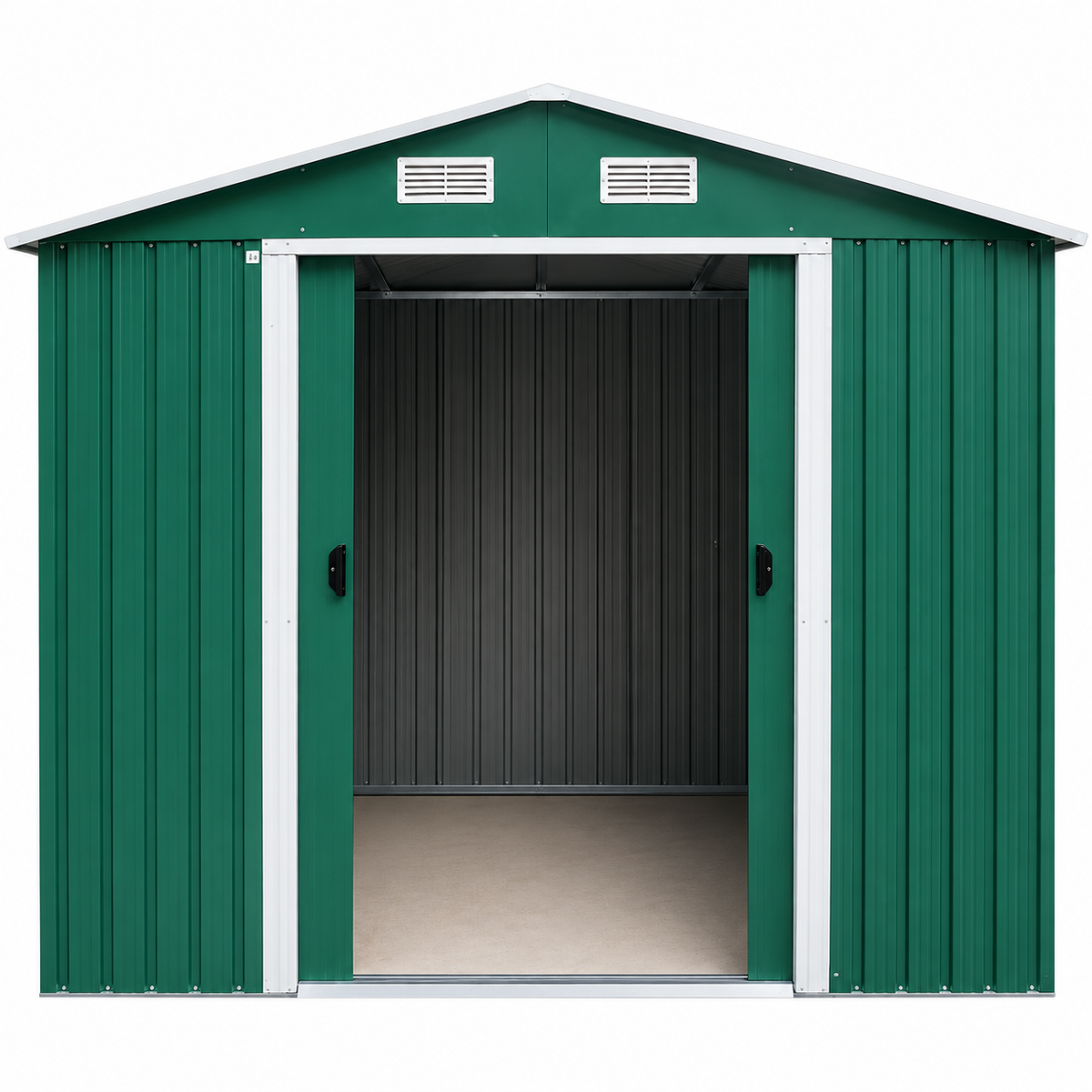 Avenberg Záhradný domček na náradie 2,4 × 2,4 m SD-X0808-H170, zelený, 2,4 x 2,4 cm