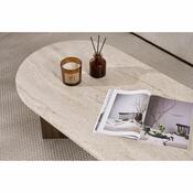 Konferenční stolek Sable - Travertine, Venezia Walnut