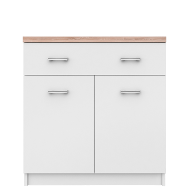 Schrank TOPTY 2D1S Typ 14, Weiß