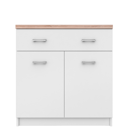 Schrank TOPTY 2D1S Typ 14, Weiß