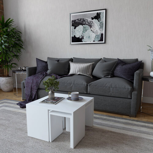 Stolik konferencyjny Ortanca White