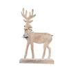 4Home Dekoration aus Mangoholz „Nordic Reindeer“, 33 cm