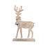 4Home Dekoration aus Mangoholz „Nordic Reindeer“, 33 cm