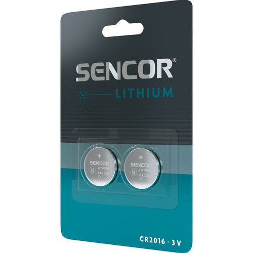 Sencor SBA CR2016 lítiová batéria 3 V, 2 ks