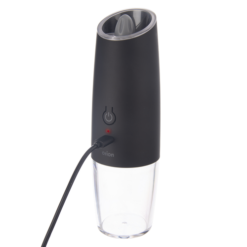 Orion Akumulatorowy młynek do przypraw z oświetleniem LED, 20 cm