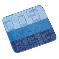 Bellatex Килимок для ванної кімнати Bany без малюнка Кубики синій, 60 x 50 см