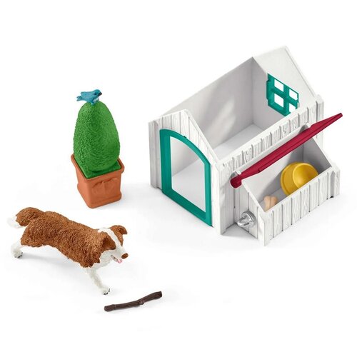 Schleich 42458 Gostujoči konji, Hannah s psičkoRuby, 40 x 30 x 20 cm