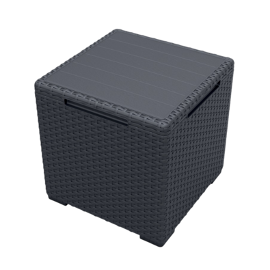 Keter stolik do przechowywania Vigo, 37 x 37 x 37 cm, grafitowy