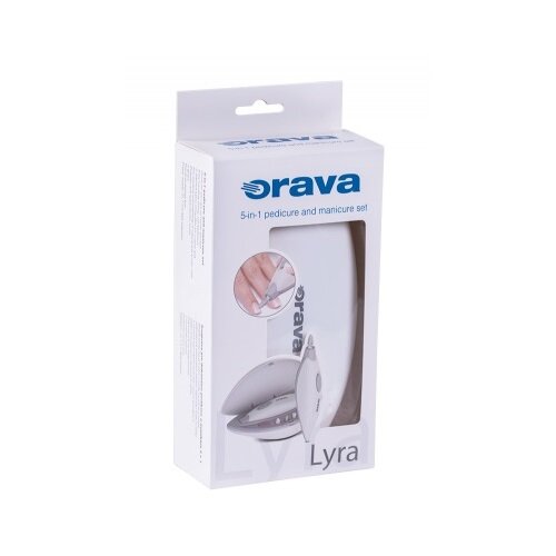 Orava Lyra Zestaw do perfekcyjnego pedicure i manicure 5 w 1