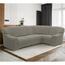 Napínací potah na rohovou sedačku Denia svetlosiva, 340 - 540 cm x 60 - 110 cm