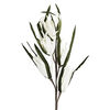 Umelá exotická kvetina biela