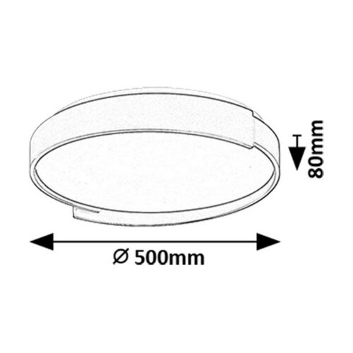 Rabalux 71306 dizajnové stropné funkčné LED svietidlo Laleh, 48W, 3000lm