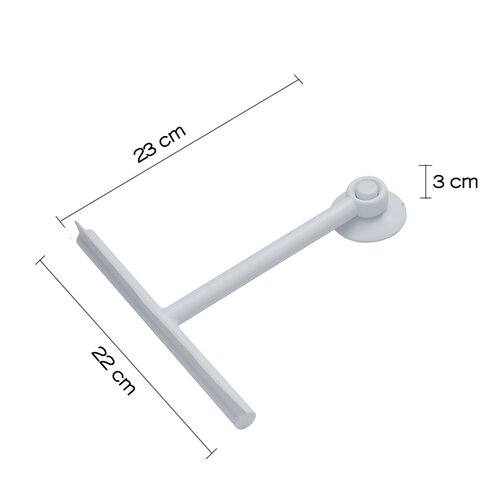 GEDY 264102 Gummy strgalo za tuš, bela mat