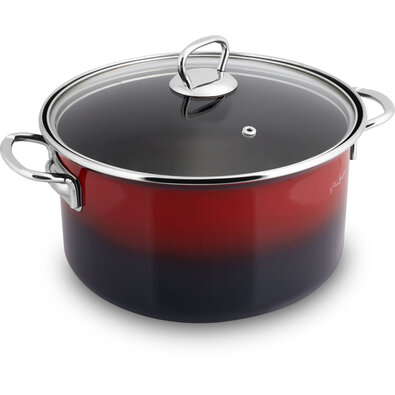 Lamart LT1183 Emaille-Kasserolle Email, 22 cm