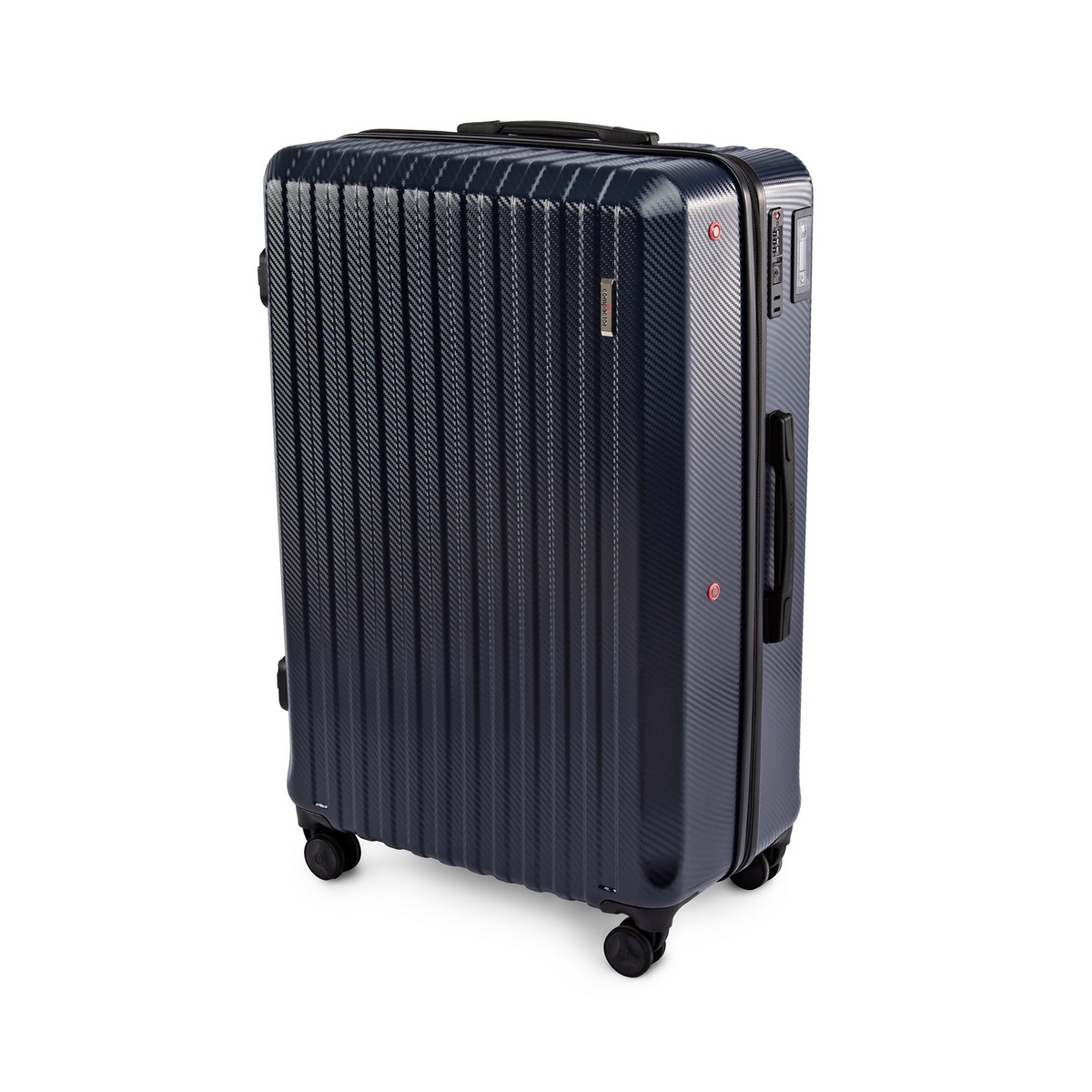Cestovní kufr na kolečkách Compactor Terra XL,včetně ruční pumpy,váhy,TSA zámek, 53,5x31x80 cm, tmavě modrý