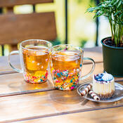 4Home Szklanka termiczna Floral Hot&Cool 300 ml, 2 szt.