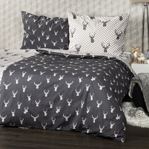 4Home Bombažna posteljnina Reindeer, 220 x 200 cm, 2 kosa 70 x 90 cm