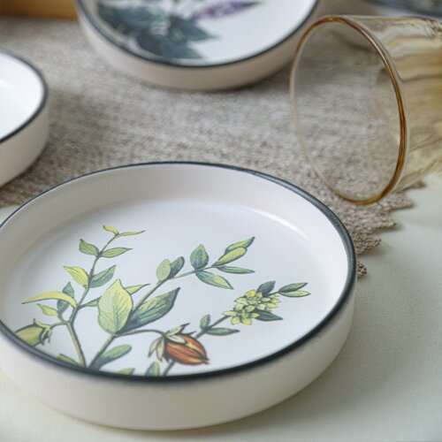 Sada 6 kameninových misek Herbal 14 cm