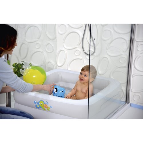 Bestway Надувна ванна для подорожей, 86 x 86 x 25 см