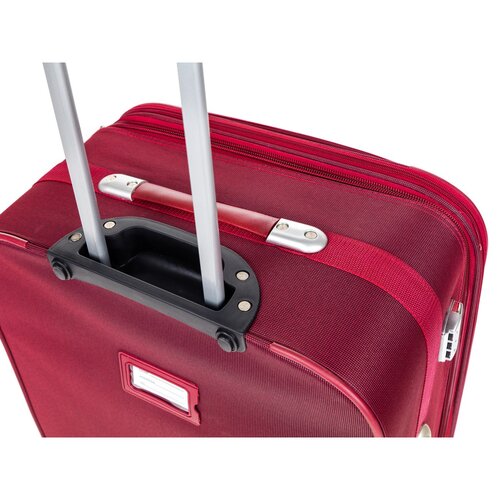 Pretty UP Travel Textilkoffer TEX28 L, rotrot,