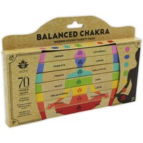 Arome Balanced Chakra Sada vonných tyčinek, 7 ks x 10 tyčinek