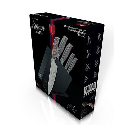 Berlinger Haus 6-dielna sada nožov v drevenom stojane