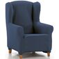 Multielastyczny pokrowiec na fotel „uszak” Petra niebieski, 70 - 110 cm