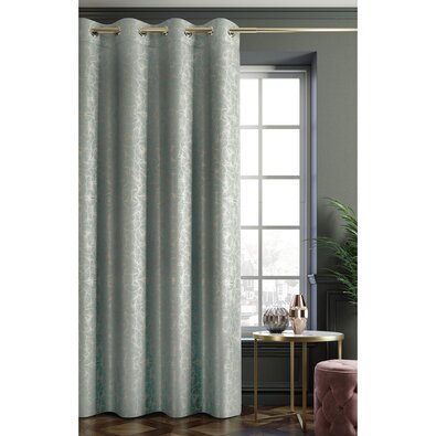 Draperie Restilo Oxford Ginko, culoare oțel, 140 x 250 cm