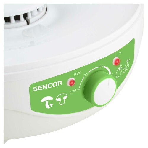 Sencor SFD 790WH ételszárító hőszabályozóval,fehér színben