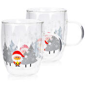 4Home Thermogläser Mug Santa Hot&Cool 270 ml, 2 Stück
