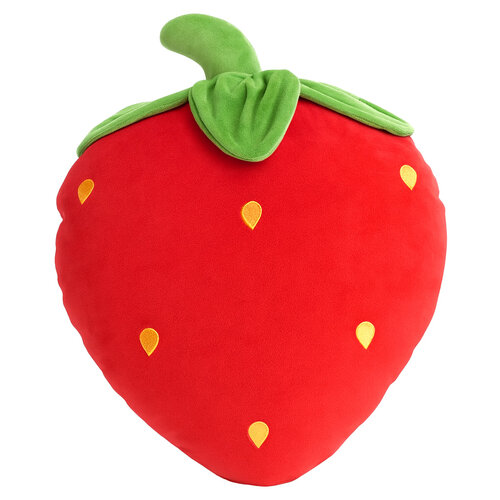 Squish Strawberry Garden Pillow, 50 x 40 x 15 cm