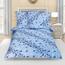 Lenjerie de pat din crep Tufiș albastru, 140 x 200 cm, 70 x 90 cm