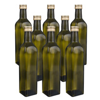 Orion Набір скляних пляшок з кришкою Олія 0,25 л, 8 шт.
