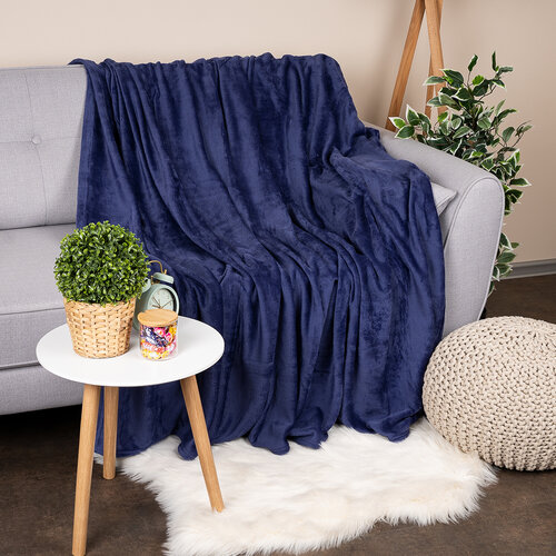 Matex odeja Plain modra, 150 x 200 cm
