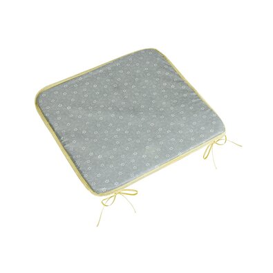 Bellatex Perna Adéla netedă cu flori gri, 40 x 40cm