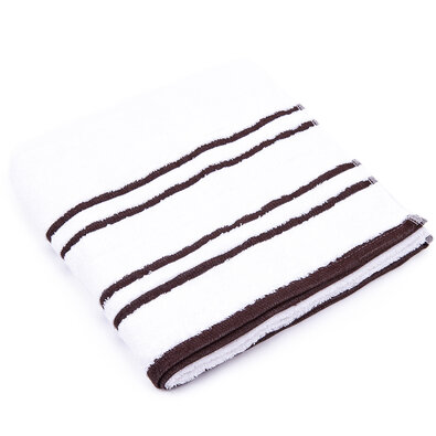 Ręcznik „Snow” brązowy, 70 x 140 cm