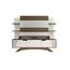 Deparo Walnut and White TV-fal