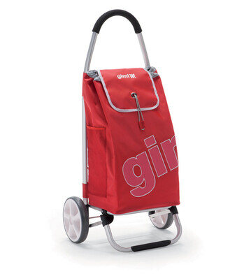 Gimi Galaxy nákupná taška na kolieskach červená