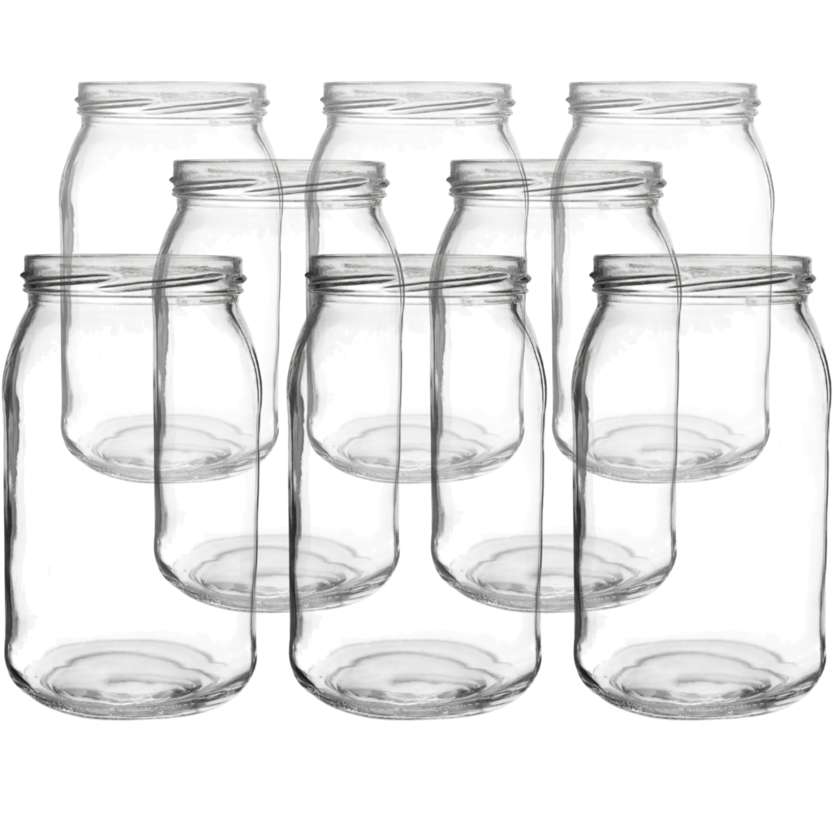 Orion befőttesüveg készlet 0,9 l B 82, 8 db