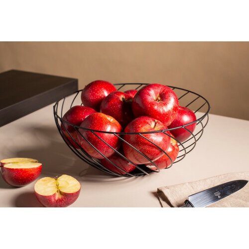 Altom Kôš na ovocie a zeleninu Spiral, čierna