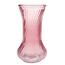 Skleněná váza Vivian, růžová, 10 x 21 cm