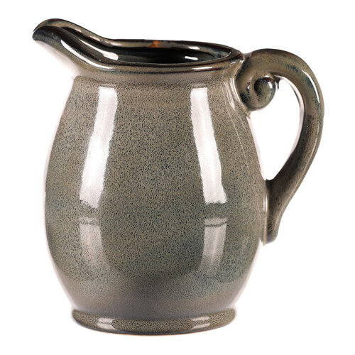 Ceramiczny dzbanek szary, 13 x 14 x 17 cm, mały